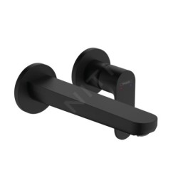 Hansgrohe Rebris S - Mitigeur de lavabo encastré, 2 trous, noir mat 72528670