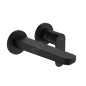 Hansgrohe Rebris S - Mitigeur de lavabo encastré, 2 trous, noir mat 72528670
