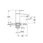 Grohe Eurostyle Cosmopolitan - Robinet sur plage, chrome 23039002 Grohe Eurostyle Cosmopolitan - Robinet sur plage, chrome 23039002