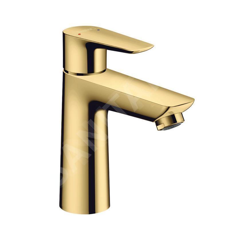 Hansgrohe Talis E - Mitigeur de lavabo avec tirette de vidage, aspect doré poli 71710990