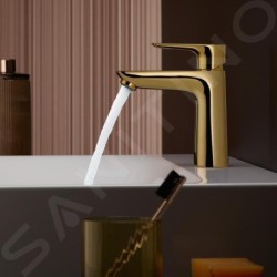 Hansgrohe Talis E - Mitigeur de lavabo avec tirette de vidage, aspect doré poli 71710990