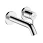 Hansgrohe Tecturis S - Mitigeur de lavabo encastré, avec vidage,  installation à 2 trous, EcoSmart, chrome 73350000