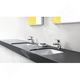 Hansgrohe Logis - Mitigeur de lavabo 70 avec garniture de vidage, chrome 71070000