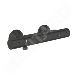 Grohe Démarrage de précision QuickFix - Mitigeur thermostatique de douche, noir mat 345942430