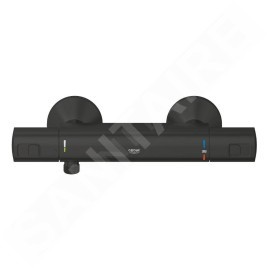 Grohe Démarrage de précision QuickFix - Mitigeur thermostatique de douche, noir mat 345942430