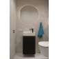 kielle Vega - Mitigeur de lavabo, noir mat 10118104