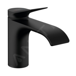 Hansgrohe Vivenis - Mitigeur de lavabo 80, avec vidage, EcoSmart, noir mat 75010670