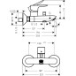 Hansgrohe Talis E - Mitigeur de baignoire, aspect doré poli 71740990