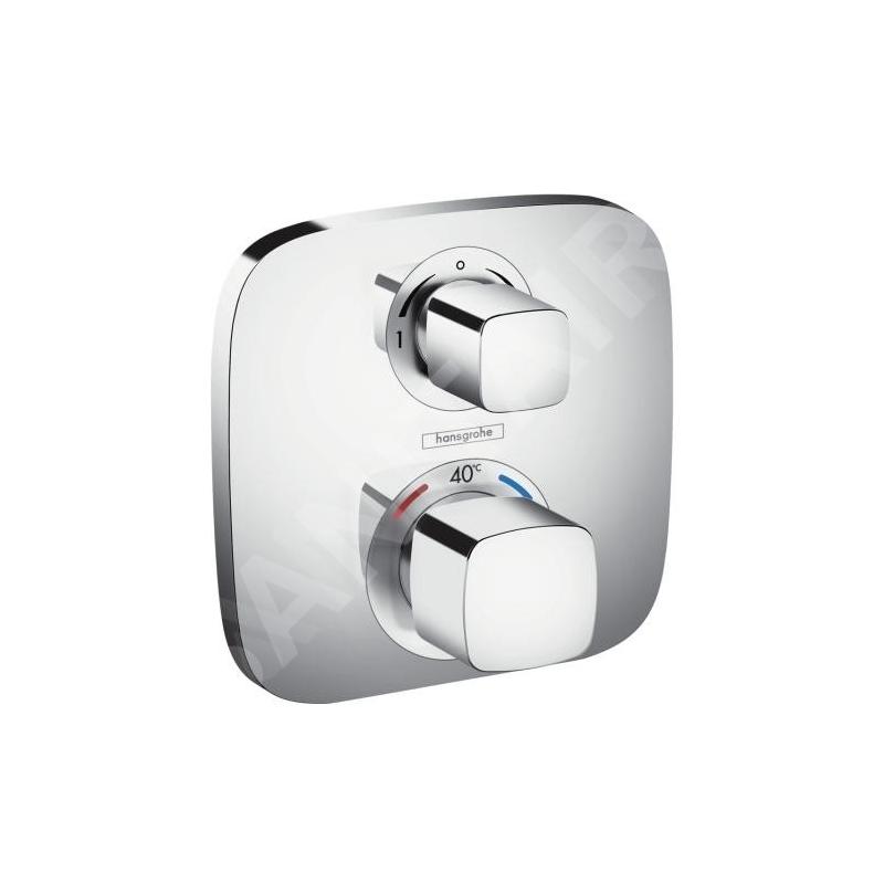 Hansgrohe Ecostat E - Mitigeur thermostatique encastré avec vanne d’arrêt et inverseur, chrome 15708000 Hansgrohe Ecostat E - Mitigeur thermostatique encastré avec vanne d’arrêt et inverseur, chrome 15708000