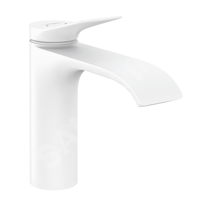 Hansgrohe Vivenis - Mitigeur de lavabo 110, EcoSmart, blanc mat 75022700