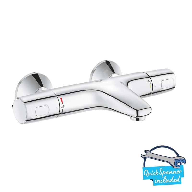 Grohe Precision Trend - Mitigeur de baignoire thermostatique, chrome 34227002