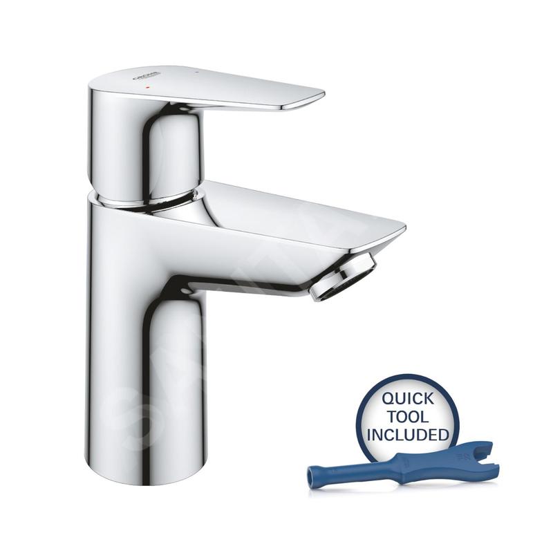 Grohe Start Edge - Mitigeur de lavabo avec vidage Push-Open, chrome 24199001