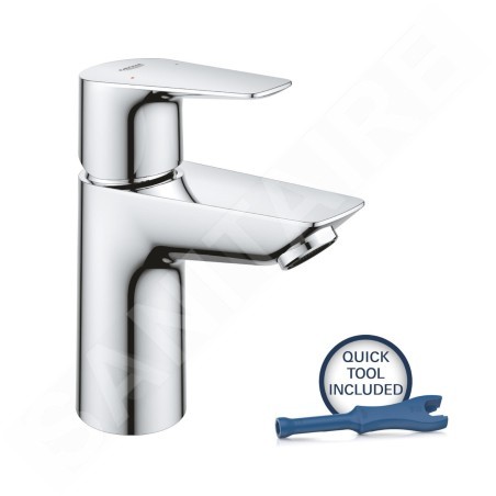 Grohe Start Edge - Mitigeur de lavabo avec vidage Push-Open, chrome 24199001