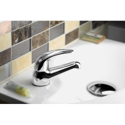 Aqualine Robinetterie - Robinet de lavabo, chrome ZY12034