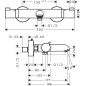Hansgrohe Ecostat Comfort - Mitigeur de baignoire, aspect doré poli 13114990