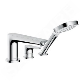 Hansgrohe Talis E - Mitigeur pour montage sur bord de baignoire, installation 3 trous, chrome 71731000