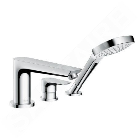 Hansgrohe Talis E - Mitigeur pour montage sur bord de baignoire, installation 3 trous, chrome 71731000