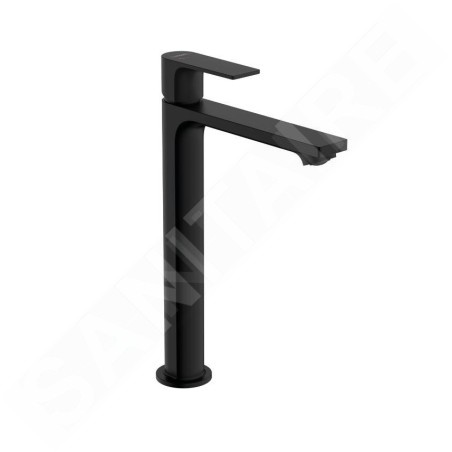 Hansgrohe Rebris E - Mitigeur pour la vasque, avec vidage, CoolStart, noir mat 72581670