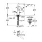 Grohe Essence New - Mitigeur de lavabo avec Push-Open, chrome 23799001