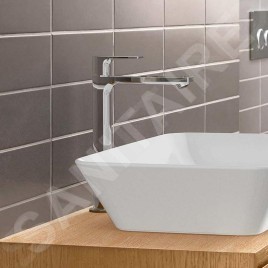 Hansgrohe Rebris E - Mitigeur de vasque, avec vidage, CoolStart, chrome 72581000