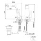 Steinberg 260 - Mitigeur de lavabo avec vidage, chrome 260 1000 1