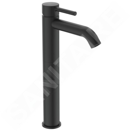 Ideal Standard CeraLine - Mitigeur de lavabo avec click-clack, noir BD137XG