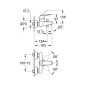 Grohe Eurosmart Cosmopolitan - Mitigeur de baignoire, chrome 32831000