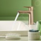 Hansgrohe Talis E - Mitigeur de lavabo avec garniture de vidage, CoolStart, bronze brossé 71713140