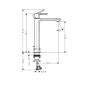 Hansgrohe Rebris E - Mitigeur de vasque, avec vidage, CoolStart, EcoSmart, noir mat 72591670