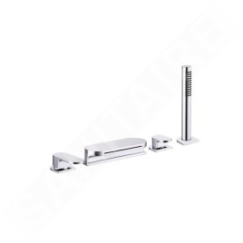 Ravak Chrome - Mitigeur sur le bord du bain CR 025.00, installation de 4 trous, chrome X070073