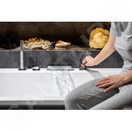 Ravak Chrome - Mitigeur sur le bord du bain CR 025.00, installation de 4 trous, chrome X070073