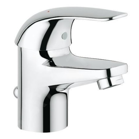 Grohe Euroeco - Mitigeur de lavabo avec vidage, dimension S, chrome 23262000