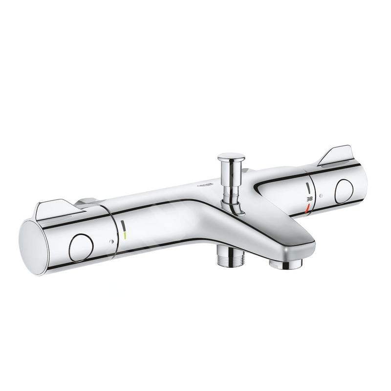 Grohe Grohtherm 800 - Mitigeur thermostatique de baignoire, chrome 34568000