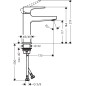 Hansgrohe Metropol - Mitigeur de lavabo avec bonde Push-Open, noir mat 32507670