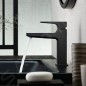 Hansgrohe Metropol - Mitigeur de lavabo avec bonde Push-Open, noir mat 32507670