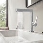 Hansgrohe Finoris - Mitigeur de lavabo 230, avec Push-Open et bec extractible, EcoSmart, chrome 76063000