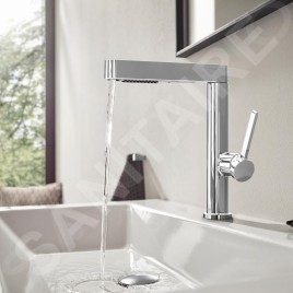 Hansgrohe Finoris - Mitigeur de lavabo 230, avec Push-Open et bec extractible, EcoSmart, chrome 76063000