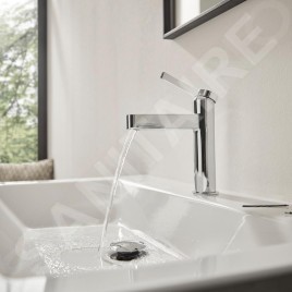 Hansgrohe Finoris - Mitigeur de lavabo 100, vidage Push-Open, EcoSmart, chrome 76010000