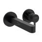 Hansgrohe Finoris - Mitigeur de lavabo encastré, installation 2 trous, EcoSmart, noir mat 76051670