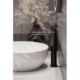 kielle Vega - Mitigeur pour vasque, noir mat 10118114