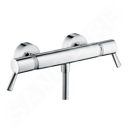 Hansgrohe Ecostat Comfort - Mitigeur thermostatique de douche Care, poignée prolongée, chrome 13117000