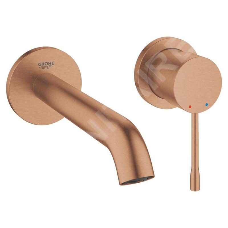 Grohe Essence - Mitigeur de lavabo M, installation 2 trous, Warm Sunset brossé 19408DL1