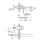 Grohe Eurosmart Cosmopolitan - Mitigeur thermostatique 2 trous, chrome 19381000