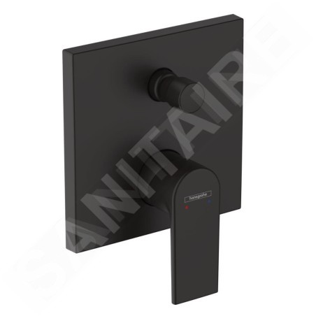Hansgrohe Vernis Shape - Mitigeur de baignoire encastré, noir mat 71468670