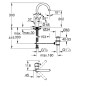 Grohe Concetto New - Mitigeur de lavabo avec tirette de vidage, chrome 32629002