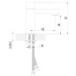 Sapho Latus - Mitigeur de lavabo , chrome 1102-02