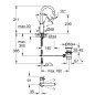 Grohe Start Classic - Mitigeur de lavabo avec vidage, chrome 23783000