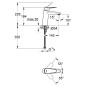 Grohe Eurodisc Cosmopolitan - Mitigeur de lavabo M, chrome 23449002