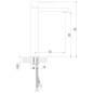 Sapho Latus - Mitigeur de lavabo, haut, chrome 1102-04