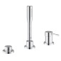 Grohe Essence - Mitigeur de baignoire 3 trous, chrome 19976001